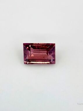Pink Tourmaline Emerald Cut 1.5ct Jewelry Making Supply Loose Gemstone